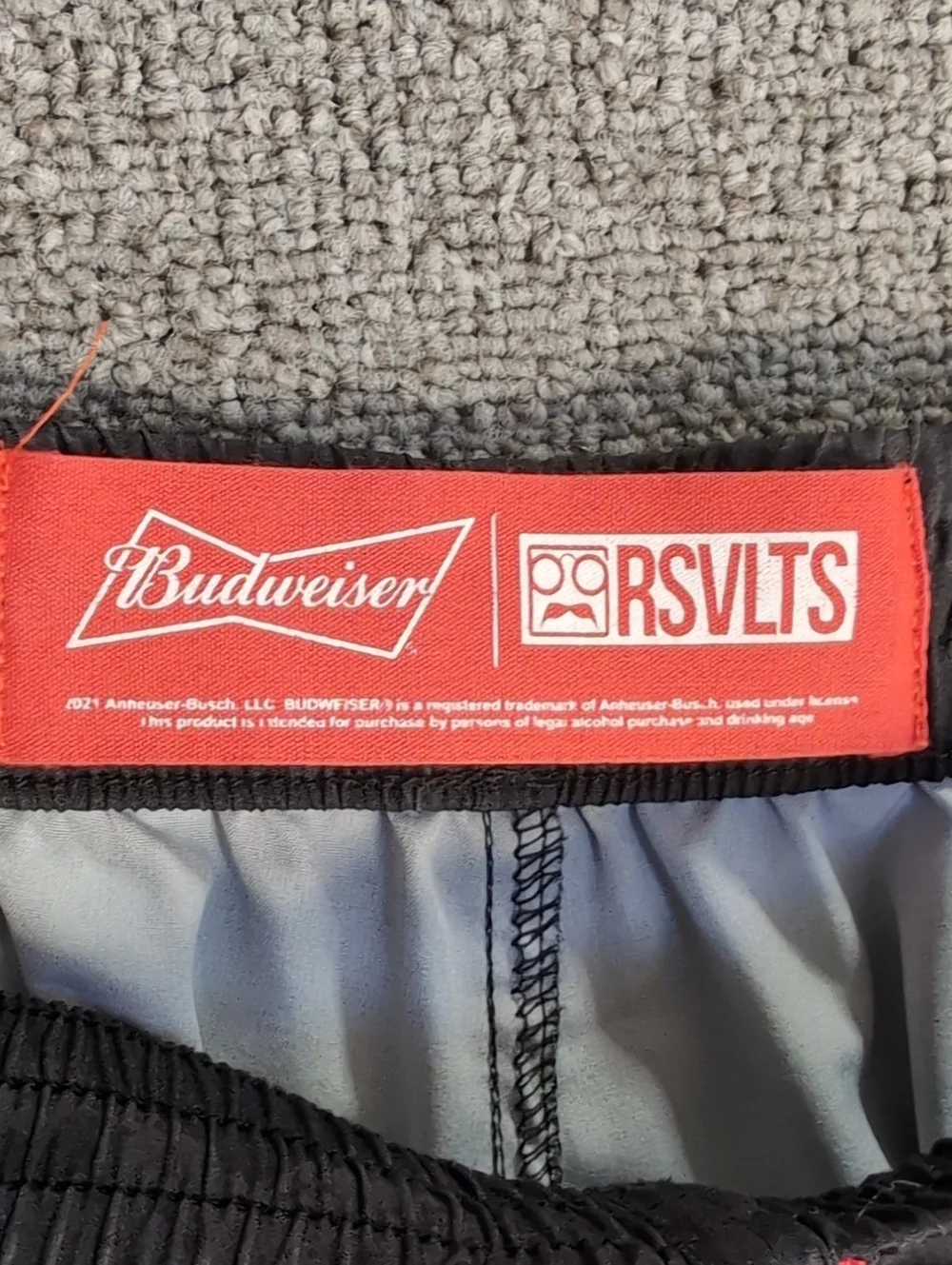 RSVLTS x Budweiser King of Beers Swim Trunks Shorts Size XL Kunu Flex